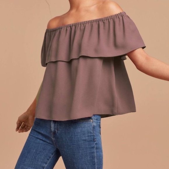 Wilfred Promener Off Shoulder Top Sz M - Picture 3 of 7